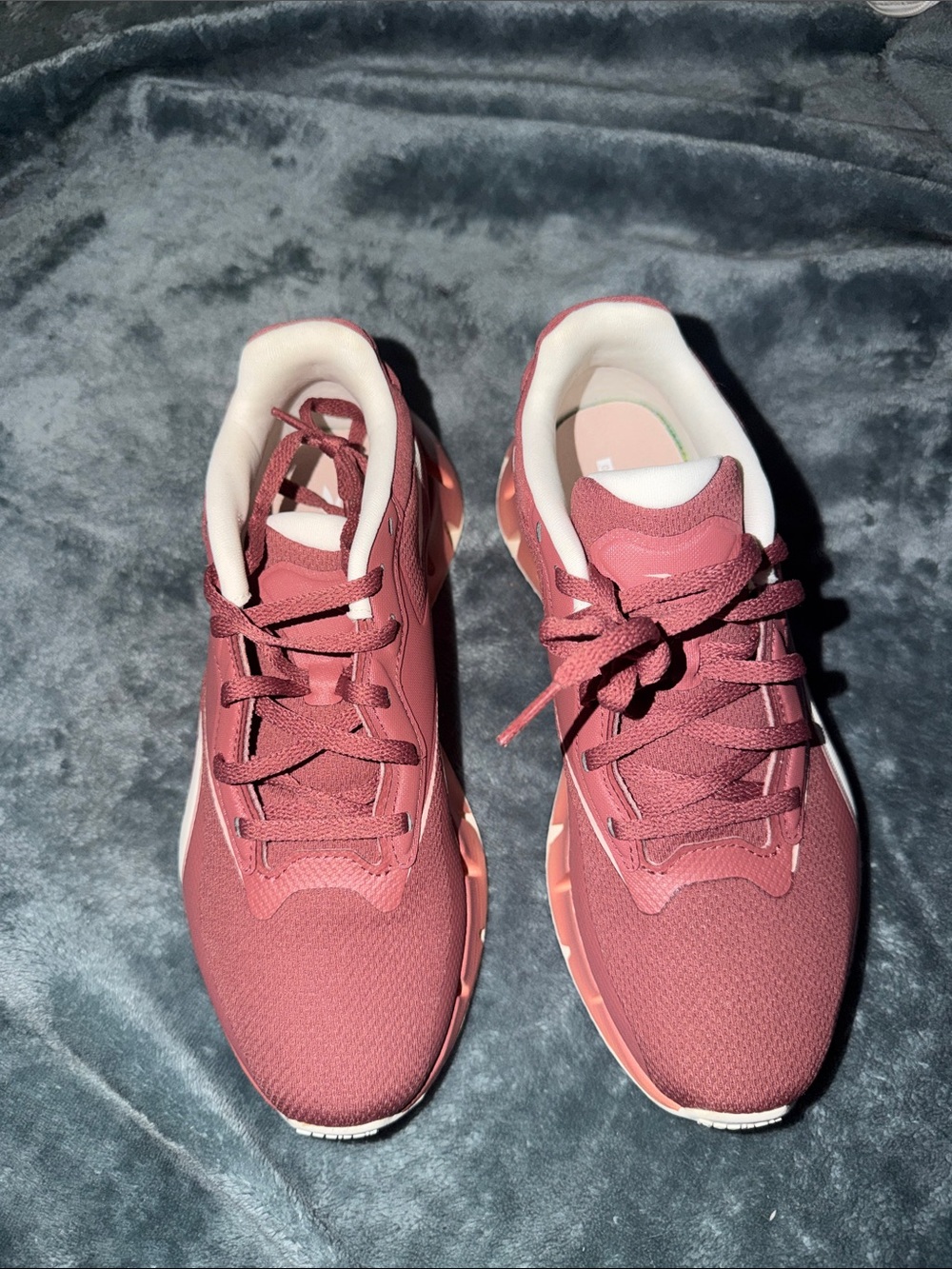 Reebok Women's Rose-Burgundy Athletic Sneakers